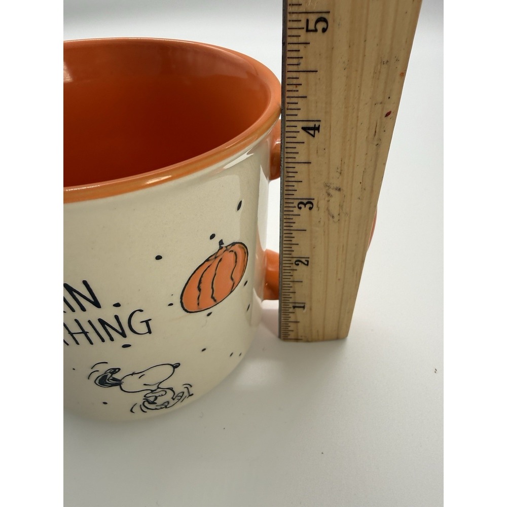 Peanuts‎ Snoopy Pumpkin Everything Fall Autumn 21 oz  Large Coffee Cup Mug Cute - Picture 7 of 7